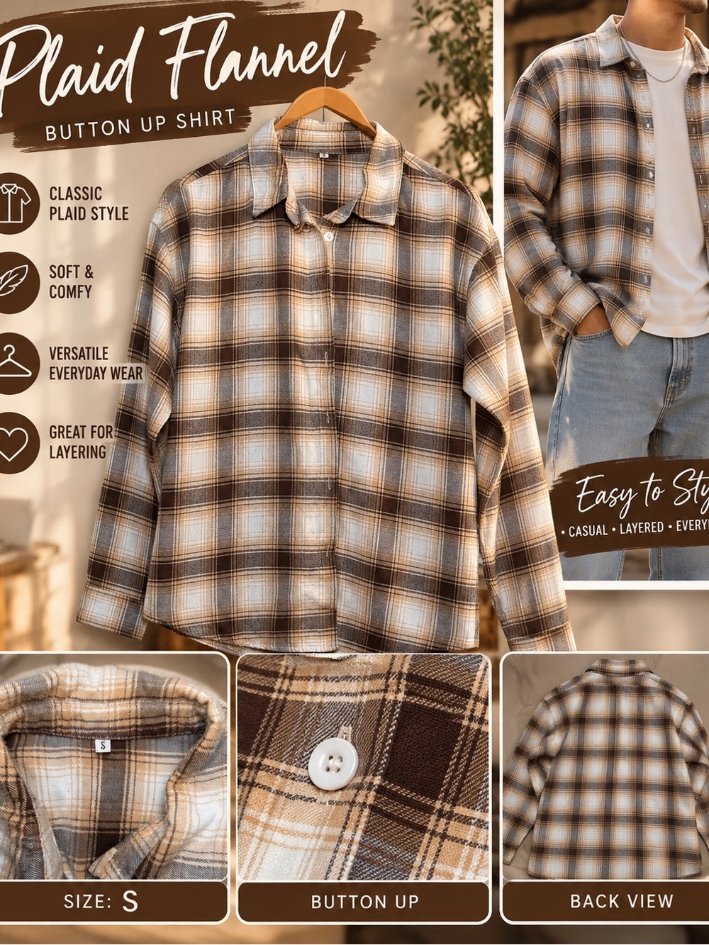 Plaid Fannel Shirt